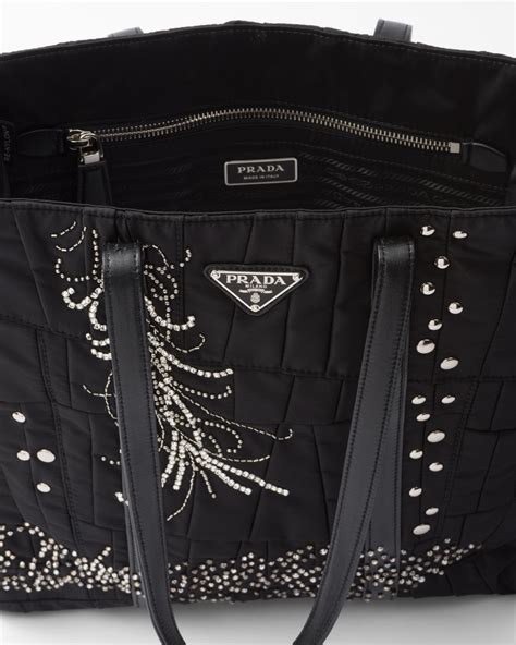 embroidered prada bag